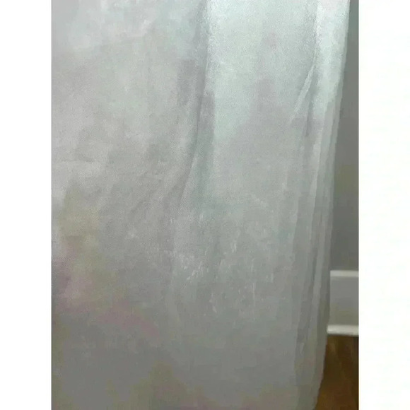 Vtg 80s 90s Diliar Made In Italy White Satin Nightgown Robe Set Lace Long Size M - Picture 11 of 16